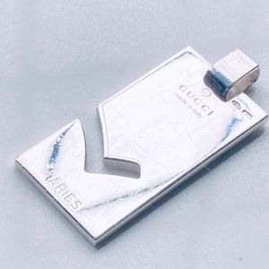 - Gucci zodiac  silver pendant Aries.